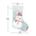 thumbnail image 2 of Merry Christmas Snowman Gifts Christmas Stockings Xmas Stocking for Family Holiday Season Party Decorations, 2 of 8