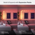 thumbnail image 3 of Luces de pared LED inteligentes Nanoleaf Lines RGBW con sincronización de música, 3 of 8