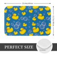 thumbnail image 2 of Gaeub Rubber Duck Print Door Mat with Heavy Duty Backing,Welcome Mats for Entryway, Flannel Anti-Slip Doormat, Garge Porch Entryway Mat,16x24in Outdoor Indoor Welcome Mat, 2 of 7