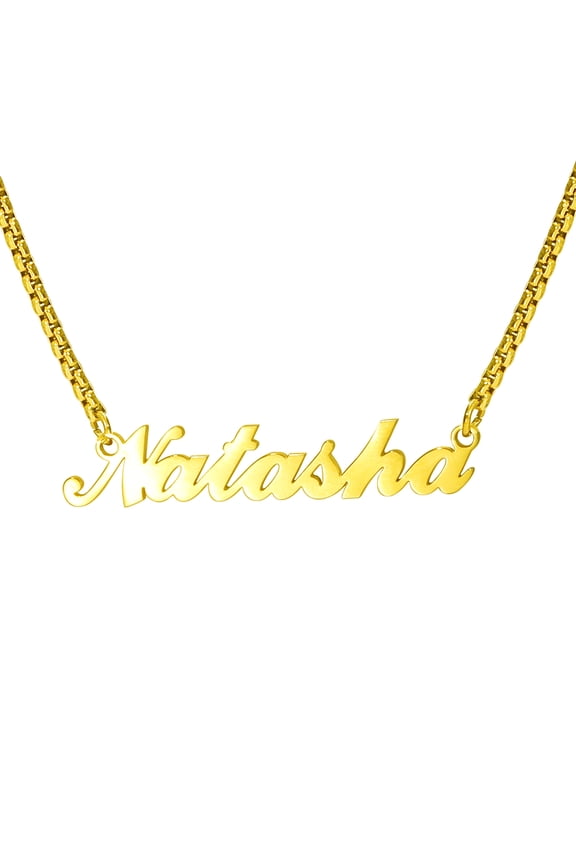 Stainless Steel Custom Name Necklaces Personalized Square Pearl Chain Necklace Handmade Nameplate Pendant Necklaces for Men Women