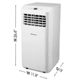 thumbnail image 6 of Restored Hisense  Portable Air Conditioner 5000-BTU DOE (115-Volt) White Vented (Refurbished), 6 of 9