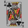 thumbnail image 2 of Junior's Lost Gods King of Clubs Distressed Graphic T-Shirt, 2 of 2