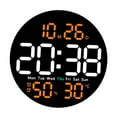 thumbnail image 3 of Reloj de pared LED Naranja Macarena Reloj despertador digital, 3 of 8