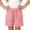 Pink, variant on hoksml Girls Drawstring Shorts Back to School Casual Elastic Waist Playwear Shorts