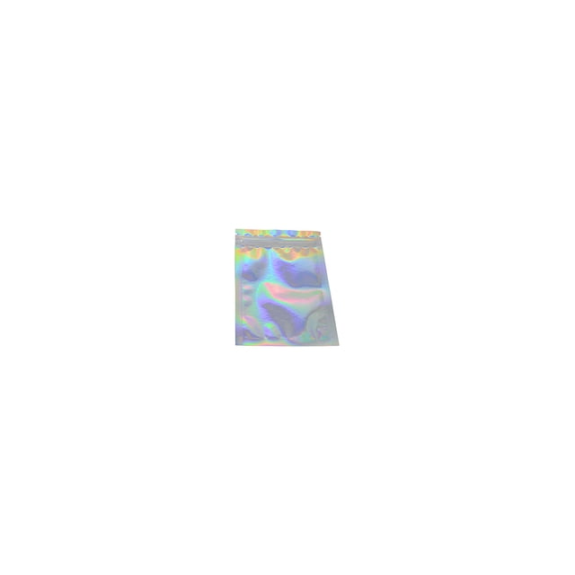 Monstrate Paquete de papel de aluminio de 100 Uds., bolsa hermética con cierre hermético, bolsas, contenedor para envolver Almacenamiento y organización del hogar Brillante 7.5 x 6.5 cm Monstrate HA060121-64