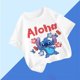 thumbnail image 3 of Camiseta de algodón con estampado de dibujos animados para niños y niñas de 1 a 9 años, ropa de verano para niños, camisetas de manga corta con cuello redondo de Disney, 3 of 5