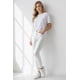 thumbnail image 1 of Pantalón skinny satinado Blanco extra grande, 1 of 2