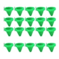 thumbnail image 1 of 20 piezas de taza de alimentación para peceras, taza de alimentación para peces, profesional, multiusos, cónica, portátil, para interiores, embudo de comida para peces verde, 1 of 8