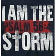 thumbnail image 2 of I Am the Storm Psalm 56 Scripture Crewneck T Shirts Boy Girl Teen Brisco Brands XS, 2 of 6