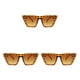 thumbnail image 3 of Guardurnaity Gafas de sol, carcasa de plástico, lentes transparentes, estilo novedoso, gafas Unisex, gafas de sol elegantes para mujer, para adultos, Type1 NO1 Guardurnaity CBP338797, 3 of 6