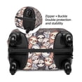 thumbnail image 2 of Lsque Watercolor cute slow loris Printed Luggage Cover, Travel Luggage Protector,Scratch and Dirt Resistant, Fits 18-32 Inch Luggage-Medium, 2 of 7