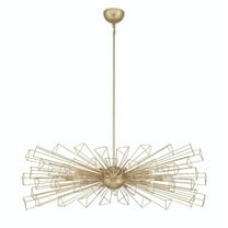 46761-026 Eurofase Lighting Dendelio - 10 Light Chandelier-14 Inch Tall and 24.5 Inch Wide-Matte Gold Finish