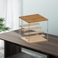 thumbnail image 3 of Vitrina de acrílico con soporte elevador para gafas y estante organizador 5 escalera, 3 of 8