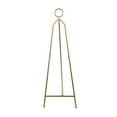thumbnail image 3 of Studio 350 Gold Metal Tall Adjustable Minimalistic Easel with Circular Ring Top, 3 of 5