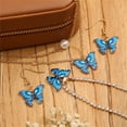 thumbnail image 4 of DPTALR Jewellery Set Necklace + Earrings + Anklet Street Photography Personality Wonderful Gift, 4 of 7