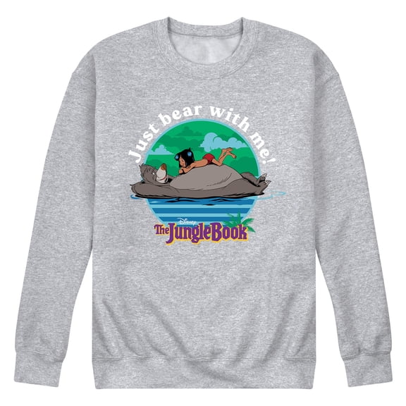 Disney - The Jungle Book - Just Bear With Me - Men's Crew Fleece Sweatshirt