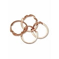 thumbnail image 4 of Commitment Symbol Puzzle Ring 14k Rose Gold-Plated, 4 of 7