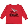 thumbnail image 3 of Inktastic Flying Pterodactyl Boys or Girls Long Sleeve Toddler T-Shirt, 3 of 5