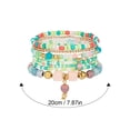 thumbnail image 3 of Miyuadkai Bracelets Bohemian Bracelets For Women 6 Sets Bracelets Multilayer Stack Colorful Beads Bracelet Adjustable Jewelry Multicolor One Size, 3 of 7
