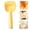 Yellow, variant on Multifunctional Kitchen Cooking Spoon 4 in 1 Food Grade Strainer Scoop Food Masher for Draining Mashing Grating Egg Separation for Home Kitchen