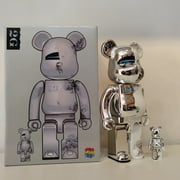 Bearbrick 400%+100% HajimeSorayama 2G Plating Robot Style 11 Inch Height Collection Gift Figure