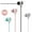 Black, variant on Soumake Wired Earbud High Fidelity Deep Bass Lightweight Cartoon Cat Paw 3.5Mm Stereo Sports In-Ear Earbud With Microphone For Doing Sports Practical