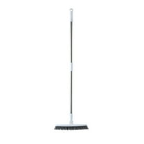 Uutvmp Swivel Floor Brush Scrub Brush with Long Handle Shower Cleaning Tools Tile Scrubber Grout Cleaner Handle Floor Brush Floor Scrub Brush Flooring Floor Scrubber White Stainless Steel