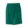 thumbnail image 2 of Augusta XS Youth Jersey Knit Shorts Dark Green 991, 2 of 2