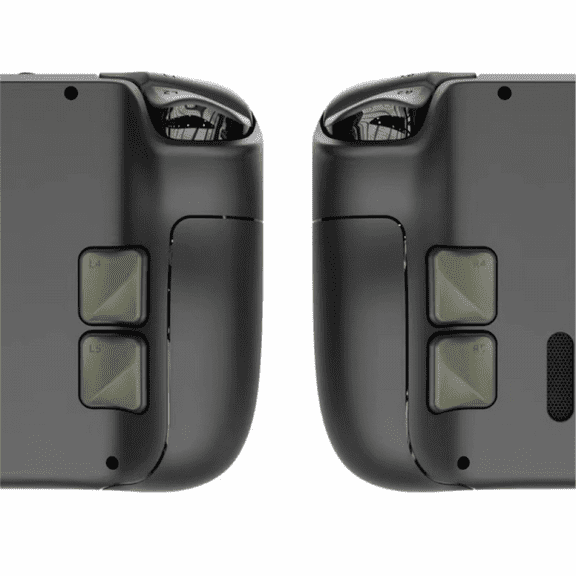 Back Button Enhancement Set for Steam Deck, Non-Skidding Pads Handle Grip for Steam Deck, Grip Backs Button Accessory-Green