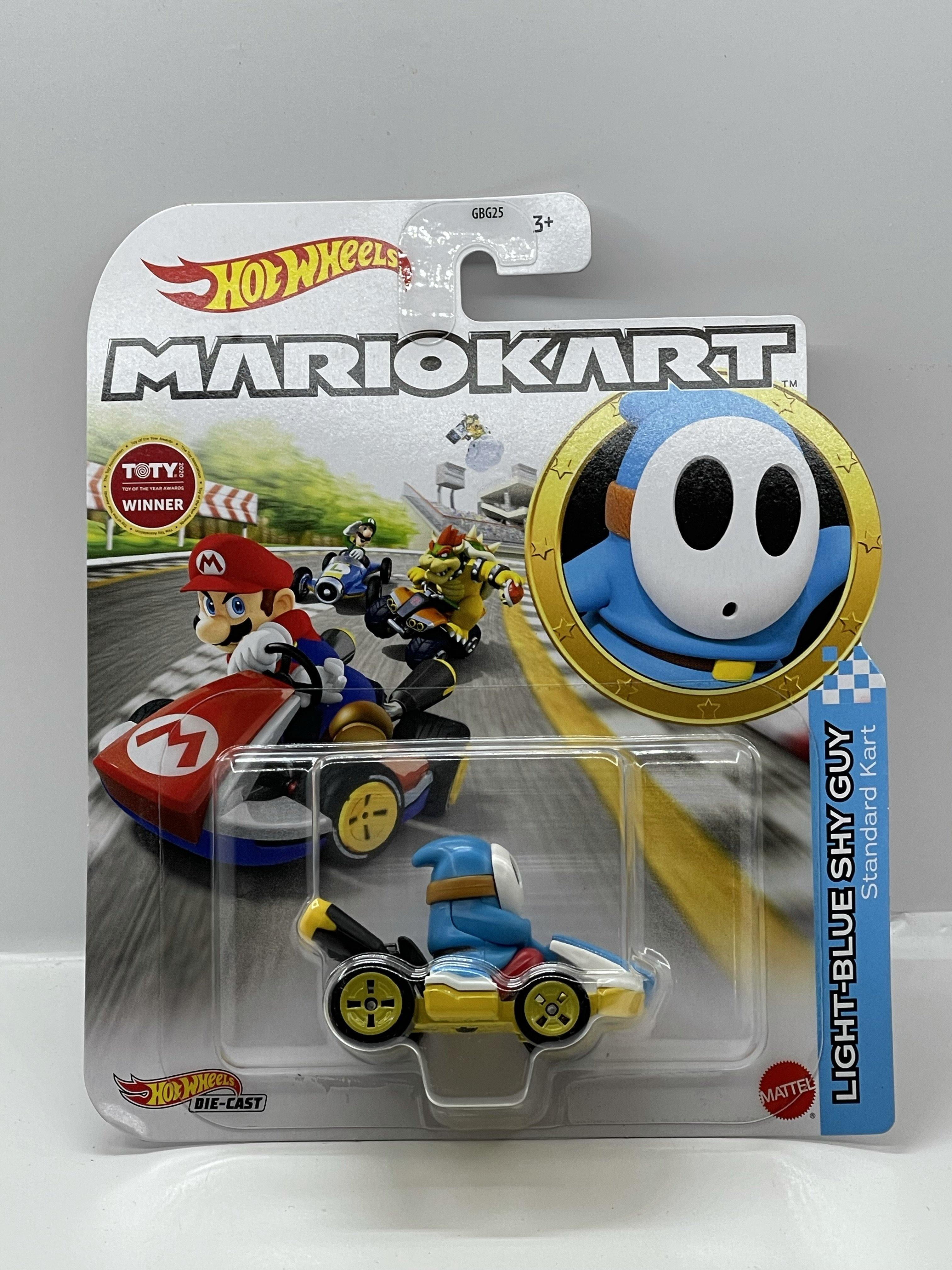 Hot Wheels Mario Kart Light Blue Shy guy