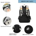 thumbnail image 4 of FORMRS School Backpack 17" Student Travel Bag with Laptop Compartment, White Cat Rainbow, 4 of 7