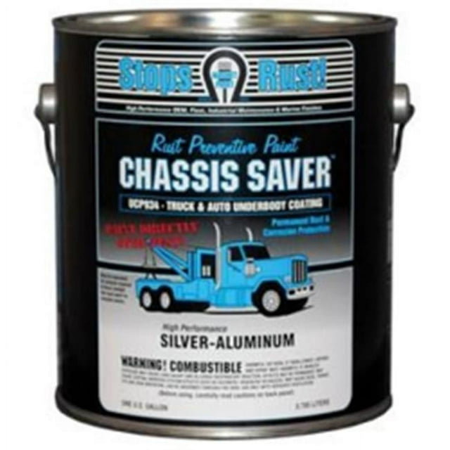Magnet Paint & Shellac UCP934-01 1 gal Chassis Saver Paint, Stops & Prevents Rust - Sliver-Aluminum