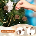 thumbnail image 3 of OUNONA 24Pcs Rusty Craft Bells Metal in Chocolate with Crisp Sound for Holiday Decorations, 3 of 6