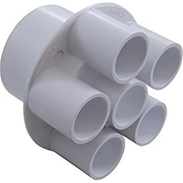 Waterway Plastics 6724260 2 in. Slip Manifold Pvc Waterway Pipe 6