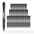 thumbnail image 1 of Bolígrafo retráctil Deegtran Bulk, 50 unidades, tinta negra, 1 of 6