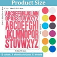 thumbnail image 4 of HAOAN 24Sheets 400pcs Large Letter & Number Stickers 2.5 Inch Self Adhesive Letters Stickers Big Font Stickers, 4 of 5
