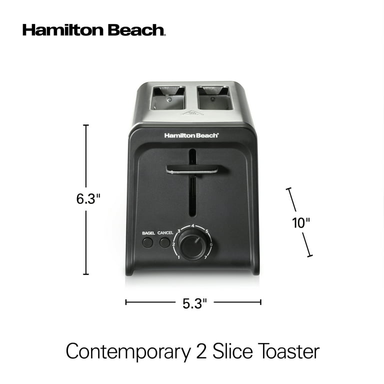 Cuisinart, Hamilton Beach, and Black & Decker: Which Compact 2-Slice Toaster  Is Right for You?