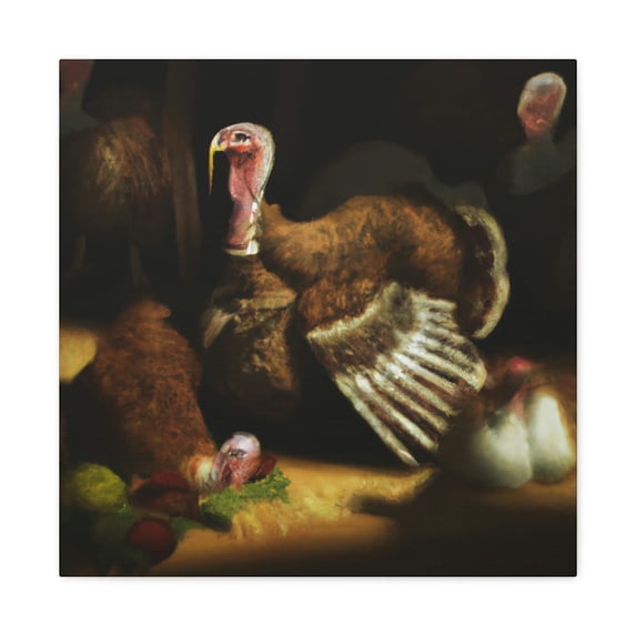 The Wild Turkey Landscape - Canvas