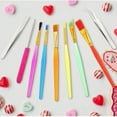 thumbnail image 2 of Juego de 14 piezas de herramientas de decoración de pasteles, herramientas para galletas, Kit de decoración, cepillos, agujas para revolver azúcar, pinzas para galletas, 2 of 5