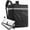 L-13"X10"X16", variant on L Insulated Pizza Delivery Backpack, Thermal Food Delivery Bag with 2 Dividers, Reusable Cooler Backpack for Bicycle Transport