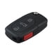thumbnail image 1 of Mando de Repuesto 3 + 1 Botones 315MHZ para A4 A6 A8 4D0837231E Sharpla Tecla inteligente remota del tirón del coche, 1 of 5