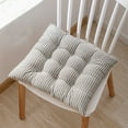thumbnail image 5 of sruoe Seating Cushions, Seat Pads for Kitchen Chairs, Cushion Seat Pads, Chair Cushions, Square Thickened Soft Stool Cushion, Indoor Outdoor Seat Pad for Home, Dining, Office, 5 of 6