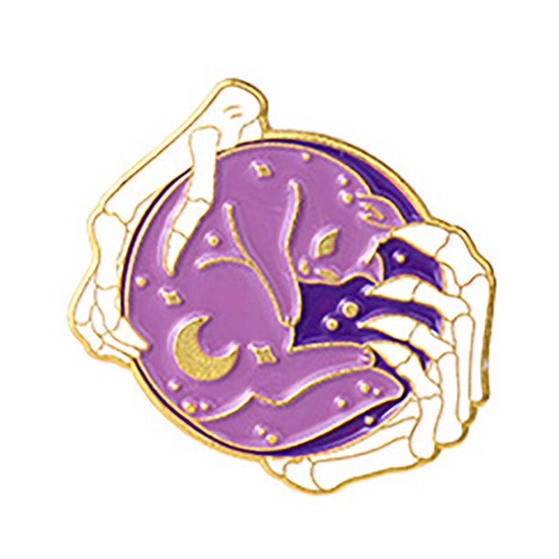Broche De Sombrero De Mago Creativo Pin Mágico Gato Halloween Bruja Forma De Calabaza Ropa Joyería Esmalte Insignia De Solapa Regalos Para Amigos