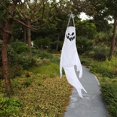thumbnail image 2 of Drapeau en Forme de Fantôme d'Halloween avec Lumières LED Colorées Décorations Suspendues Extérieures pour Jardin Patio Allée Fête, 2 of 6