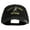 Black, variant on US Navy Seabee Retired Military Embroidered Washed Solid Pigment Dyed Cotton Twill Brass Buckle Cap - Navy OSFM