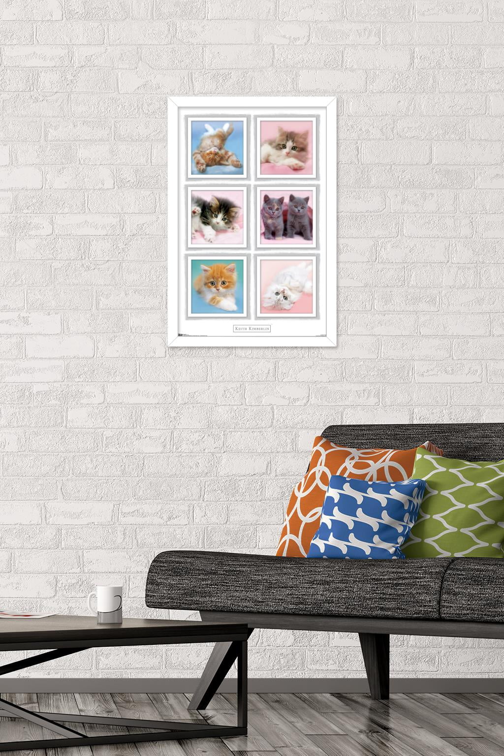 Keith Kimberlin - Kittens Wall Poster, 14.725" x 22.375" Framed