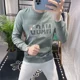thumbnail image 4 of Camiseta de hombre con estampado de letras, jersey de gran tamaño, sudadera ajustada y de gran tamaño, sudadera original de manga larga nueva, 4 of 5