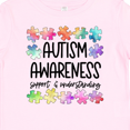 thumbnail image 4 of Inktastic Autism Awareness Support and Understanding Puzzle Pieces Boys or Girls Baby T-Shirt, 4 of 5