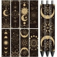 thumbnail image 1 of Calcomanías adhesivas de transferencia UV DTF con diseño de luna y estrella, impresión HD, impermeables, 48 ​​unidades, 1 of 9