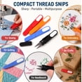 thumbnail image 6 of 4 Pack Small Scissors with Safety Covers, Craft Scissors for Yarn, Sewing and Cross Stitch, TIKA, 6 of 7